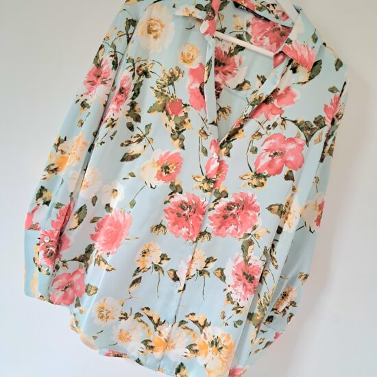 Sublime chemisier à fleurs