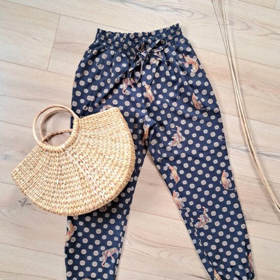 Superbe pantalon au motif original - TU