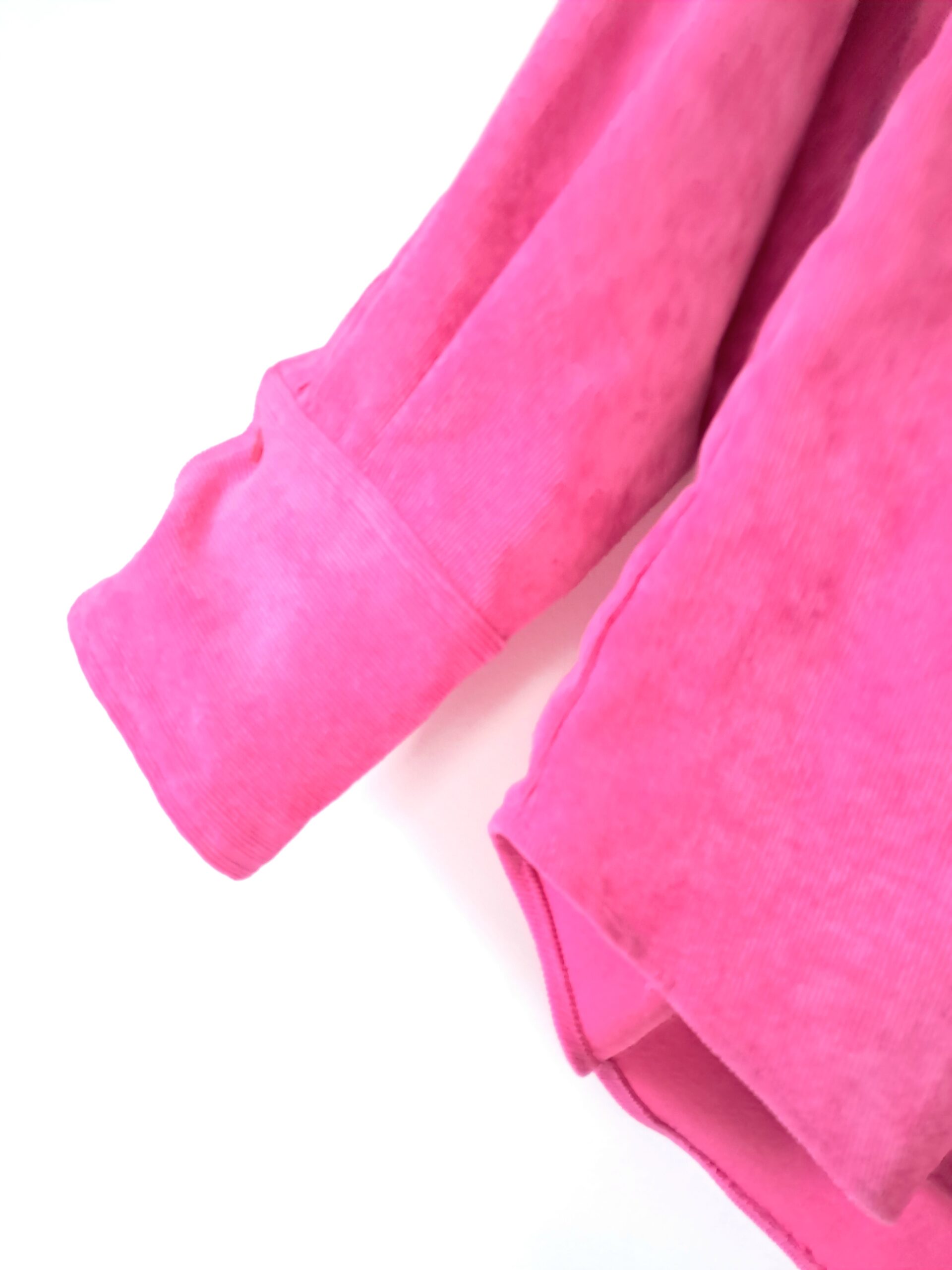 Chemise velours rose oversize - Image 9