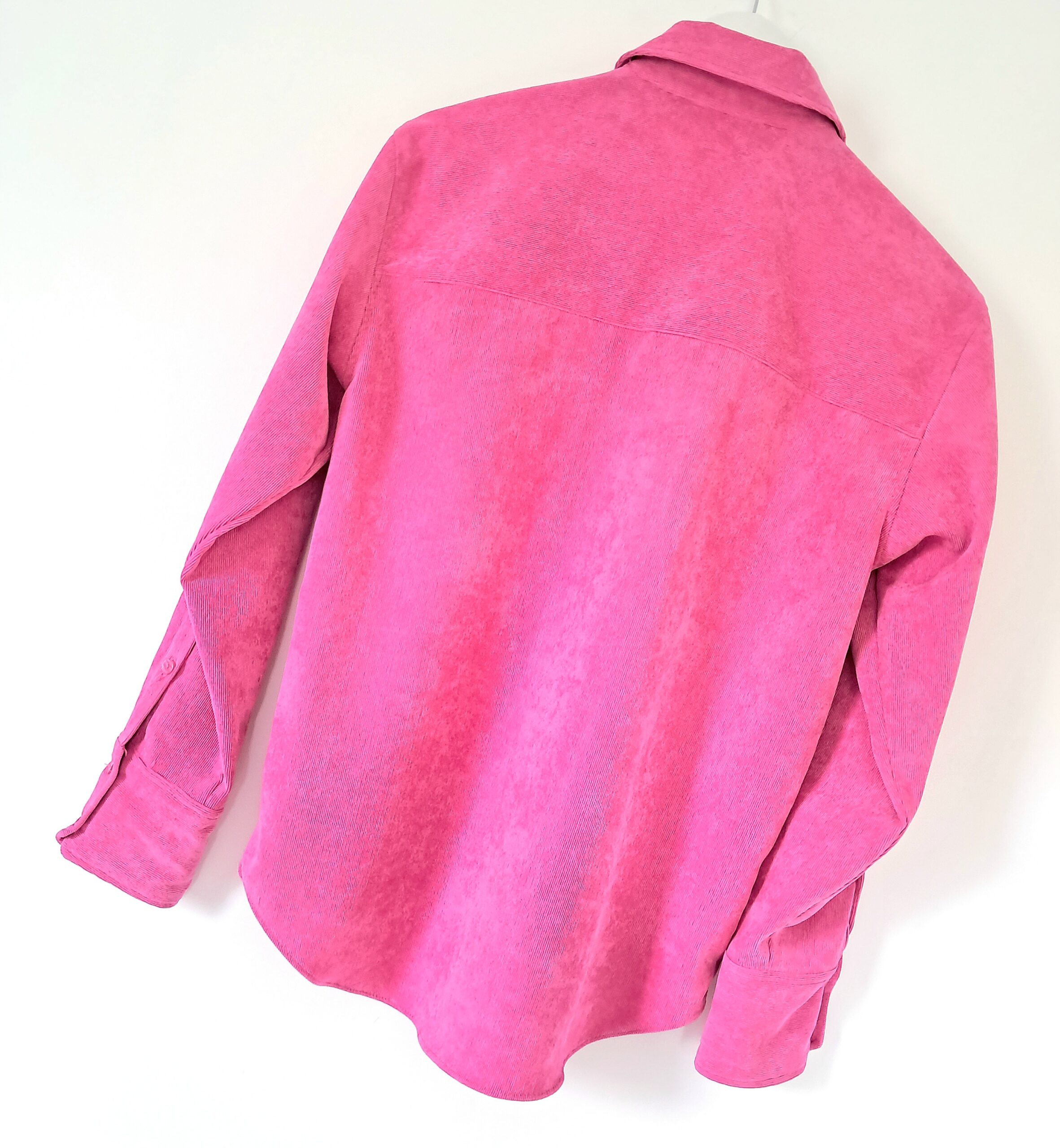 Chemise velours rose oversize - Image 8