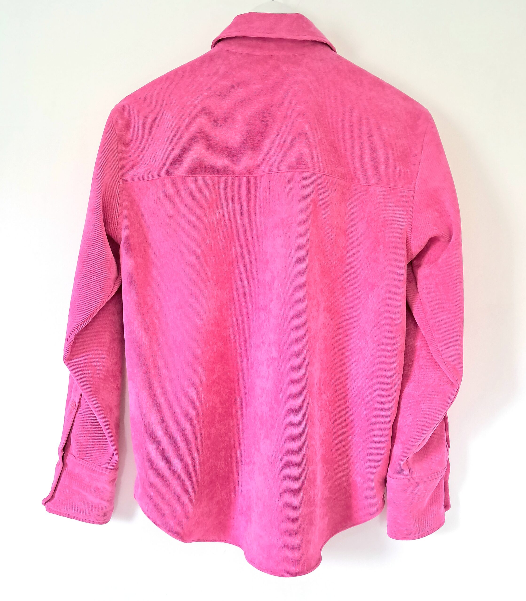 Chemise velours rose oversize - Image 7