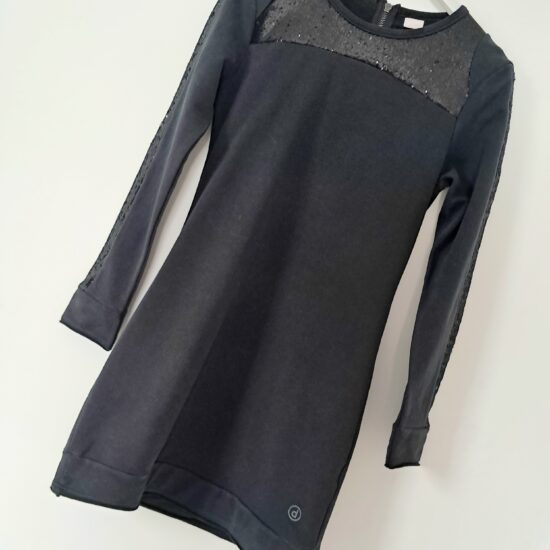 Robe sweat pailletée - M