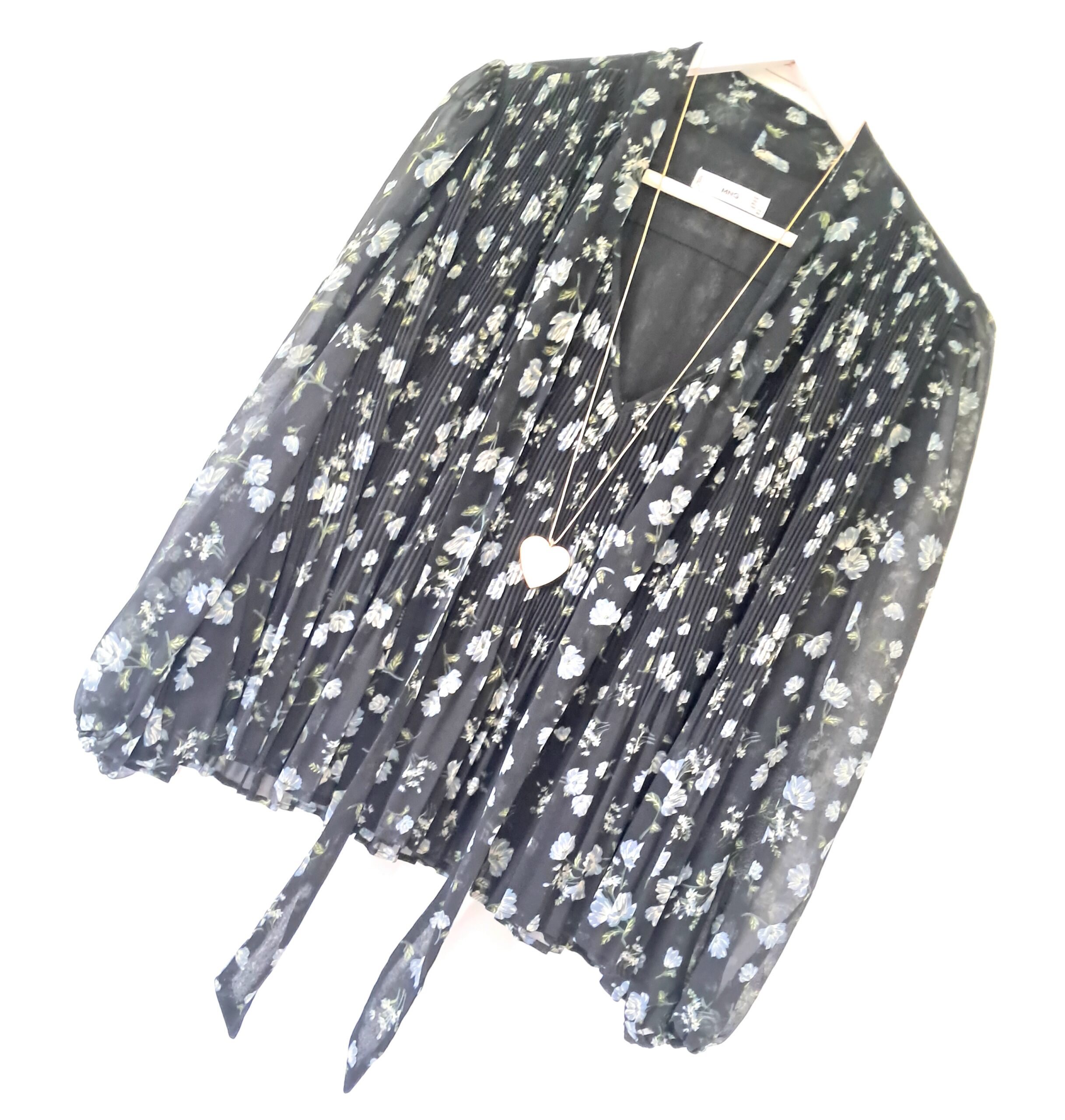 Petite blouse bohème à fleurs