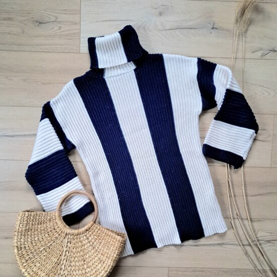 Pull ligné avec laine et alpaga - TU/40-42