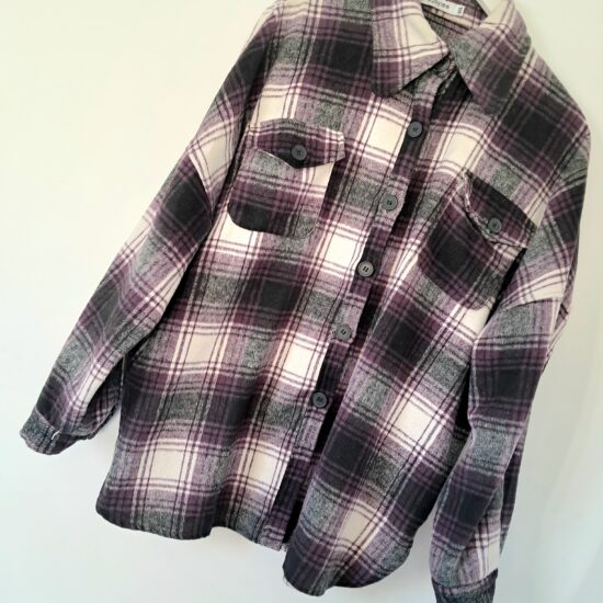 Surchemise à carreaux oversize