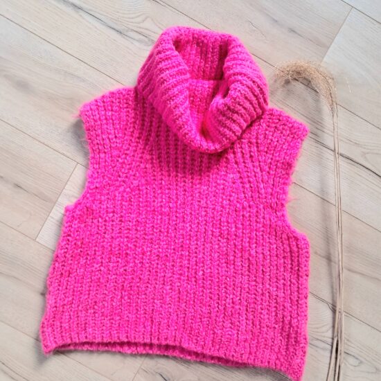 Pull ample rose flashy