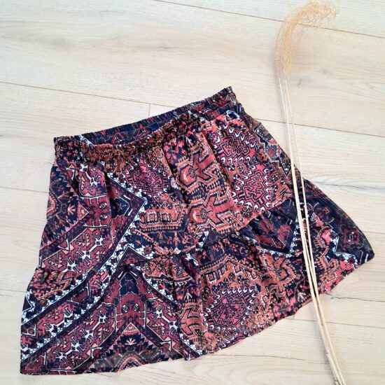 Adorable petite jupe bohème - M/L