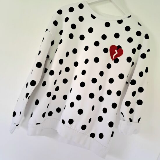 Adorable sweat à pois - S/36